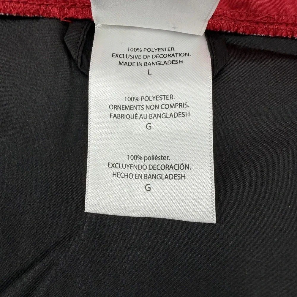 Champion Indiana‎ Hoosiers NCAA Quarter Zip Windbreaker hooded Jacket Mens Large